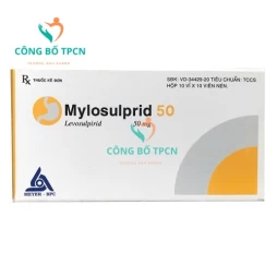 Mylosulprid 50 Meyer-BPC - Thuốc trị tâm thần phân liệt cấp, rối loạn tiêu hóa