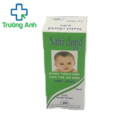 Natri clorid 0,9% Hanoi pharma - Hỗ trợ điều trị nghẹt mũi