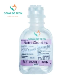 Natri clorid 3% 100ml Fresenius Kabi - Bù nước và điện giải