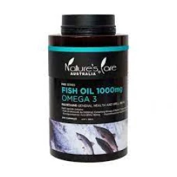 Nature's Care Omega 3 Fish Oil 1000mg 200 Capsules - Bổ sung OMEGA 3 (DHA, EPA) cho cơ thể
