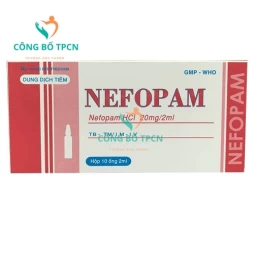 Nefopam 20mg/2ml Vidipha - Thuốc làm giảm các cơn đau