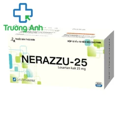 Nerazzu 25 - Thuốc điều trị tăng huyêt áp hiệu quả của Davipharm