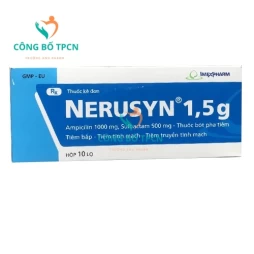 Nerusyn 1,5g Imexpharm - Thuốc điều trị nhiễm khuẩn hiệu quả