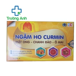 Thực phẩm bảo vệ sức khỏe: NGẬM HO CURMIN  MẬT ONG - CHANH ĐÀO - Ô MAI