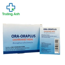 Nhiệt miệng Ora-Oraplus Ivypharma (gói) - Hỗ trợ giảm loét, nhiệt miệng