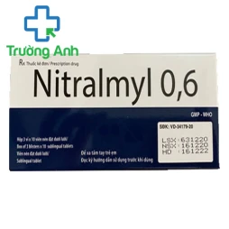 Nitralmyl 0,6 - Thuốc dự phòng cơn đau thắt ngực của Hataphar