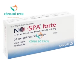 No-Spa forte 80mg - Thuốc chống co thắt cơ trơn hiệu quả của Hungary