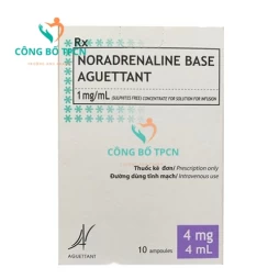 Noradrenaline Base Aguettant 1mg/ml - Thuốc điều trị đột quỵ hiệu quả