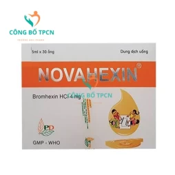 Novahexin 5ml Phuong Dong Pharma - Thuốc điều trị rối loạn tiết dịch phế quản