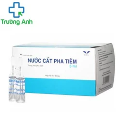 Nước cất pha tiêm 5ml Bidiphar - Dung môi pha tiêm hiệu quả