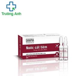 Nước cất tiêm 5ml Danapha - Dùng làm dung môi pha tiêm