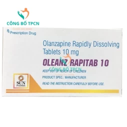 Oleanzrapitab 10 - Thuốc điều trị tâm thần phân liệt của SunPharma