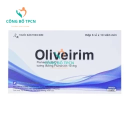 Oliveirim 10mg Davipharm - Điều trị triệu chứng chóng mặt