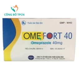 Omefort 40 Quapharco - Thuốc điều trị trào ngược dạ dày thực quản