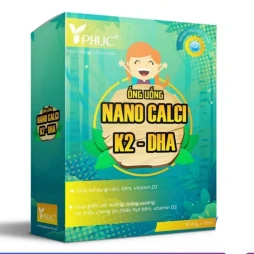 Ống hút Nano Calci K2 - DHA - Bổ sung canxi, vitamin D3 cho cơ thể
