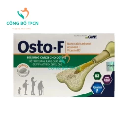 Osto-F - Hỗ trợ xương và răng chắc khỏe hiệu quả