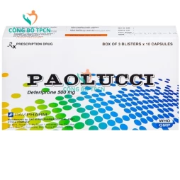 Paolucci - Thuốc điều trị chứng dư thừa Sắt trong cơ thể của Davipharm