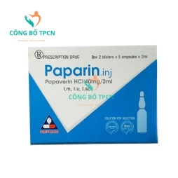 Paparin - Thuốc chống co thắt cơ trơn đường tiêu hóa hiệu quả