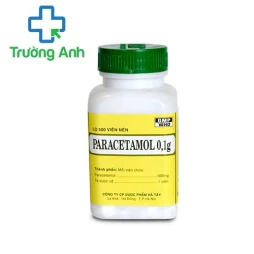 Paracetamol 0,1g Hataphar - Thuốc giảm đau hạ sốt hiệu quả