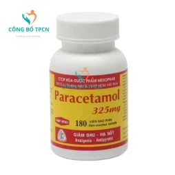 Paracetamol 325mg Mekophar - Thuốc giảm đau hạ sốt hiệu quả