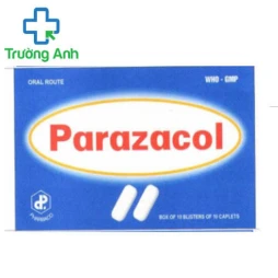 Parazacol 500 Pharbaco (viên nén) - Thuốc giảm đau hạ sốt hiệu quả