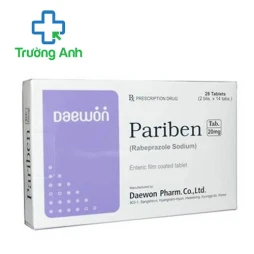 Pariben 20mg Daewon - Thuốc điều trị loét dạ dày tá tràng hiệu quả