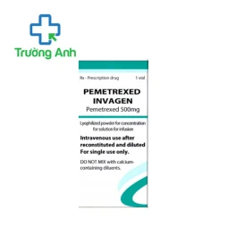 Pemetrexed invagen (Pemetrexed 500mg) - Thuốc điều trị bệnh ung thư phổi