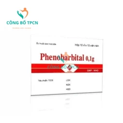 Phenobarbital 0,1g Vidipha - Thuốc điều trị động kinh hiệu quả