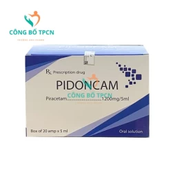 Pidoncam 1200mg/5ml - Thuốc điều trị đột quỵ, sa sút trí tuệ, chóng mặt