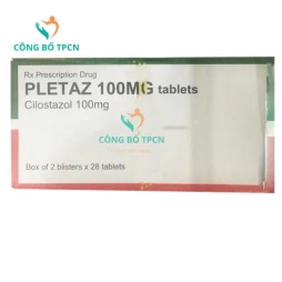 Pletaz 100mg Tablets - Thuốc điều trị bệnh mạch máu ngoại biên Fontaine