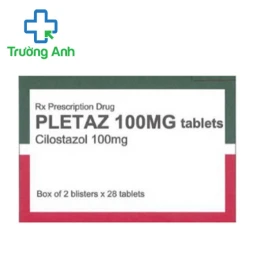 Pletaz 100mg Tablets - Thuốc điều trị bệnh mạch máu ngoại biên Fontaine