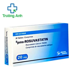 PMS-Rosuvastatin 5mg Pharmascience - Thuốc điều trị tăng cholesterol máu hiệu quả