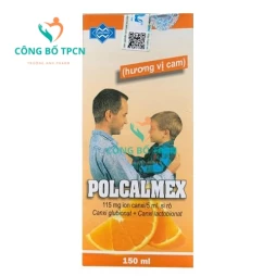 Polcalmex (vị cam) Polfarmex S.A - Thuốc bổ sung canxi hiệu quả