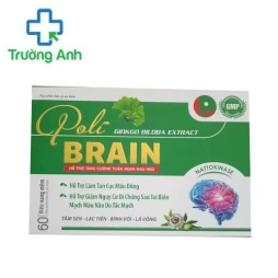 Poli Brain - Hỗ trợ giảm nguy cơ di chứng sau tai biến