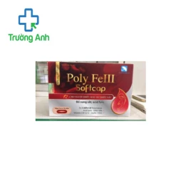 POLY FE III SOFTCAP - Bổ sung sắt, acid folic cho cơ thể