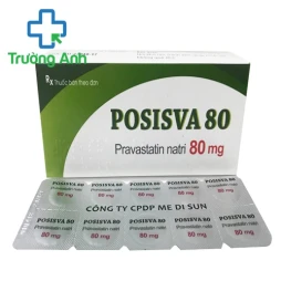 Posisva 80 - Thuốc dự phòng biến chứng tim mạch, rối loạn lipid máu