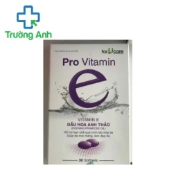 Pro Vitamin E - Hỗ trợ hạn chế quá trình lão hóa da