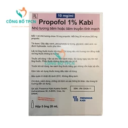 Propofol 1% Fresenius