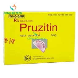 Pruzitin - Thuốc trị táo bón, dùng cho chụp, phẫu thuật đại tràng