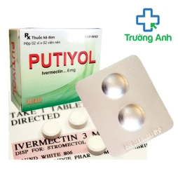 Putiyol 6mg Medisun - Thuốc chống giun sán hiệu quả