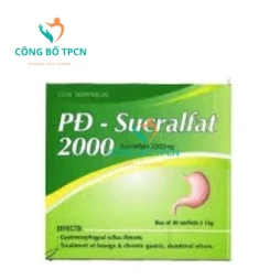 PĐ-Sucralfat 2000 Phuong Dong Pharma - Thuốc điều trị viêm loét dạ dày