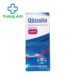 Qbizolin 0,05% 10ml Quapharco - Dung dịch nhỏ mũi điều trị nghẹt mũi hiệu quả