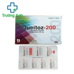 Queitoz-200 - Thuốc điều trị tâm thần phân liệt, trầm cảm của Davipharm