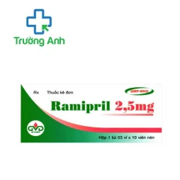 Ramipril 2,5mg MD Pharco - Thuốc điều trị tăng huyết áp hiệu quả