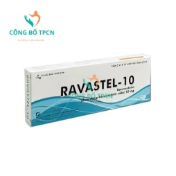 Ravastel-10 - Thuốc phòng ngừa bệnh tim mạch của Davipharm