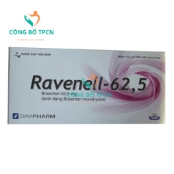 Ravenell-62,5 - Thuốc trị tăng áp lực động mạch phổi của Davipharm