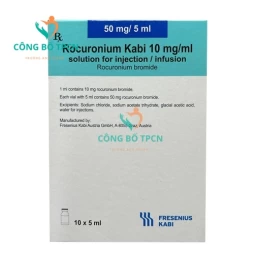 Rocuronium Kabi 50mg/5ml - Thuốc gây mê hiệu quả Áo