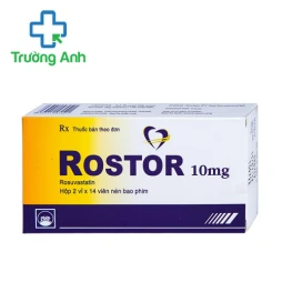 Rostor 10 Pymepharco - Thuốc điều trị tăng cholesterol máu hiệu quả