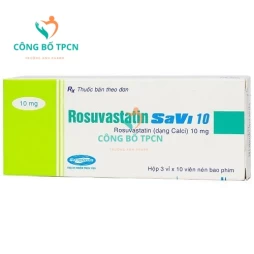 Rosuvastatin SaVi 10 - Thuốc điều trị tăng cholesterol máu