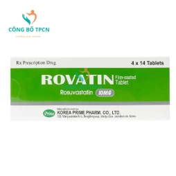 Rovatin Korea Prime - Thuốc phòng ngừa bệnh tim mạch hiệu quả